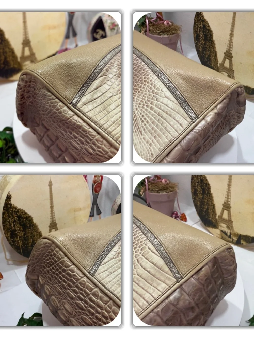 RECHERCHE BRAHMIN EXCLUSIVELY FOR DILLARD'S LIMITED EDITION CROC PURSE/HANDBAG!